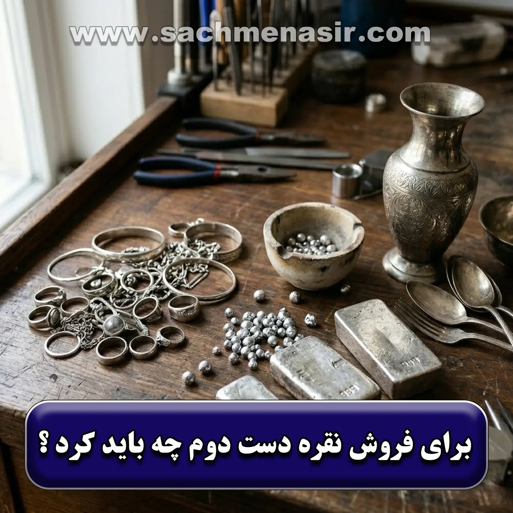 برای فروش نقره دست دوم چه باید کرد✔️ راهنمای فروش نقره دست دوم